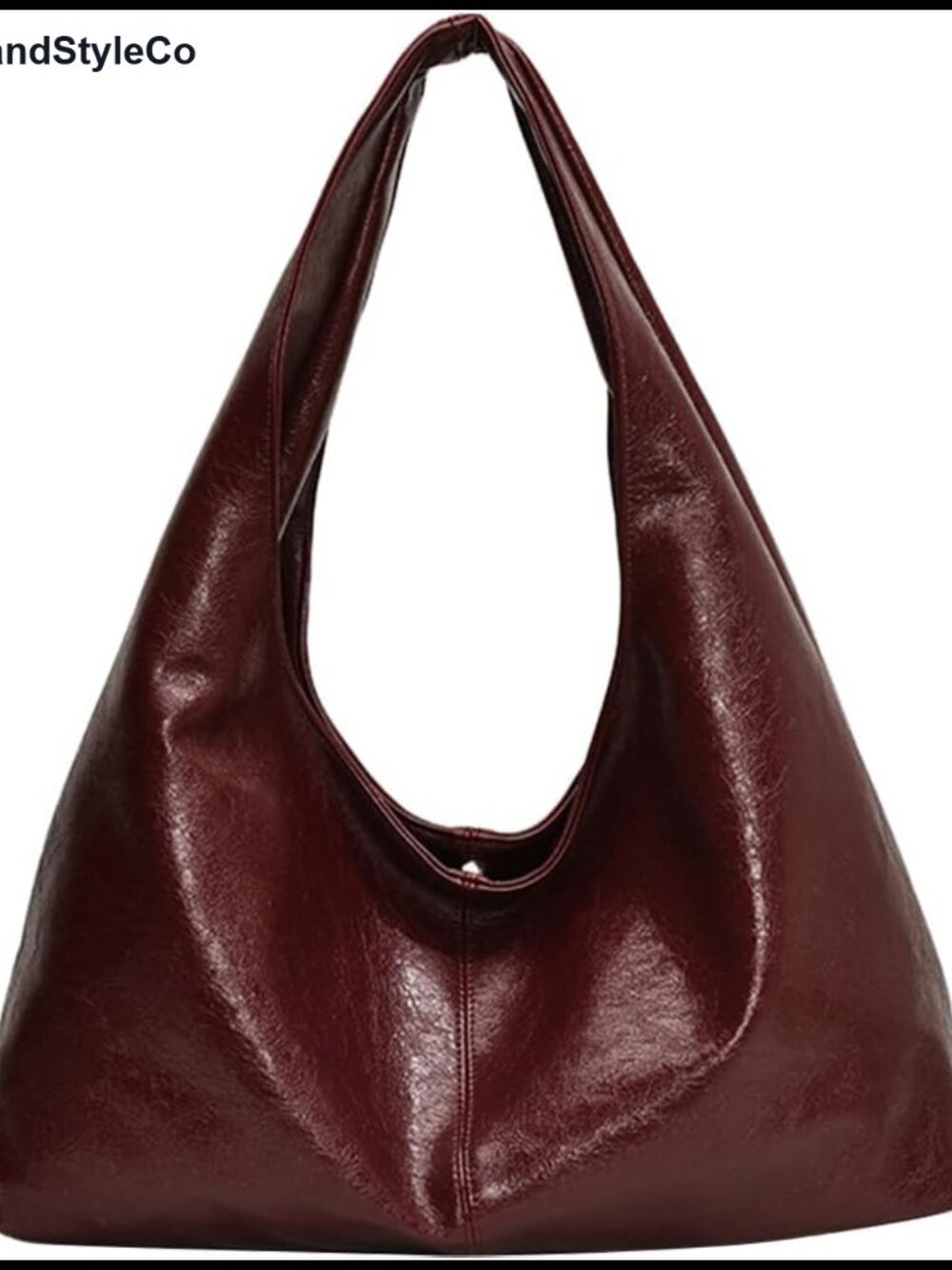 JOLILUNA Women's Slouchy Hobo Bag Large Faux Leather Work Tote